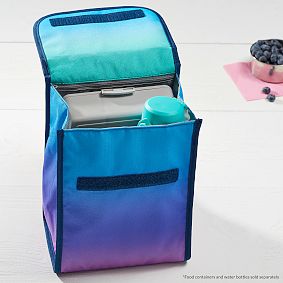 Gear-Up Gray Preppy Diamond Carryall Lunch Bag