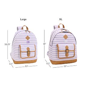 Northfield Lavender Stripe Backpacks
