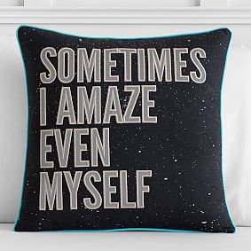 <em>Star Wars</em>&#8482; Han Solo&#8482; Quote Pillow Cover