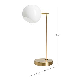 west elm x pbt Staggered Glass Table Lamp with USB