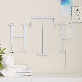 Create Your Own - Block Monogram Neon LED Wall Light