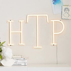 Create Your Own - Block Monogram Neon LED Wall Light