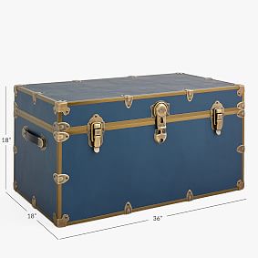 Faux Leather XXL Dorm Trunk (36")