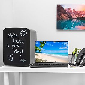 Vibe 15-Liter Chalkboard Mini Fridge