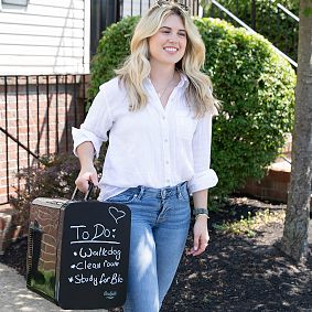 Vibe 15-Liter Chalkboard Mini Fridge