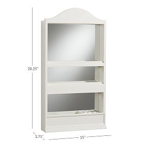 Arched Wall Mirror &amp; Beauty Storage