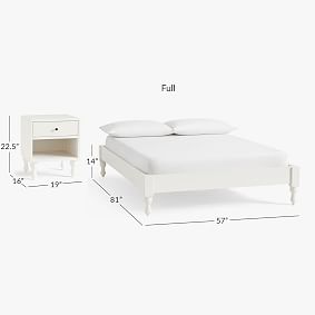 Bellevue Platform Bed &amp; Nightstand Set
