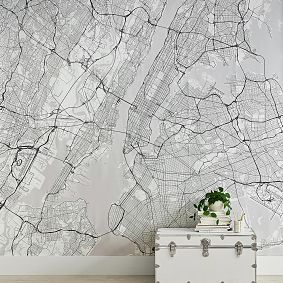 Manhattan Overhead Peel &amp; Stick Wallpaper