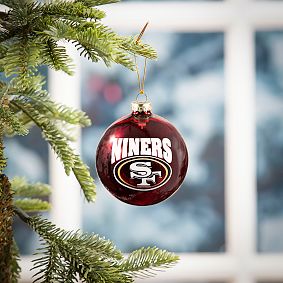 NFL Blown Glass Ornament