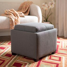 Square Storage Ottoman