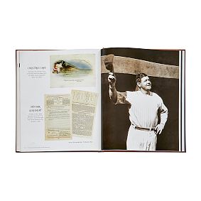 Baseball Hall of Fame Leather-Bound Book