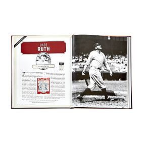 Baseball Hall of Fame Leather-Bound Book