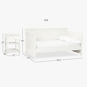 Beadboard Daybed &amp; Nighstand Set