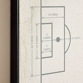 Soccer Vintage Framed Sports Art