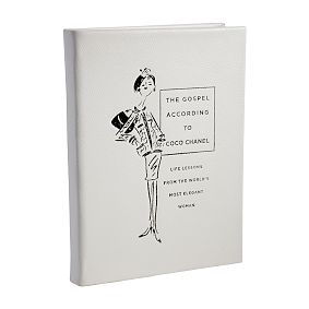 The Gospel According to Coco Chanel Leather-Bound Book