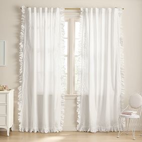 LoveShackFancy Bows Border Light-Filtering Curtain