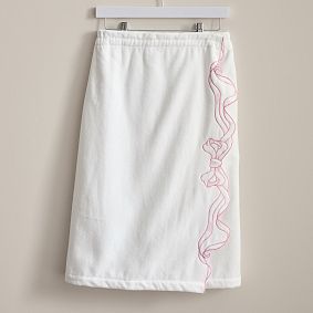 LoveShackFancy Palace Bow Bath Wrap