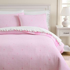 Stoney Clover Lane Cabana Stripe Reversible Quilt