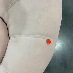 Open Box: Groovy Swivel Chair - Performance Everyday Velvet Rose