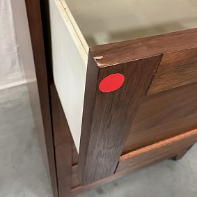 Open Box: Hampton Tall Chest of Drawers (28&quot;W x 19&quot;D) - Dark Walnut