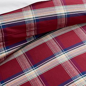 New England Plaid Standard Sham