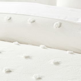 Tufted Dot Duvet Cover