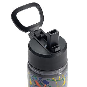Splatter Flip Straw Water Bottle