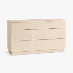 Open Box: Bowen 6-Drawer Wide Dresser (56"W x 19"D) - Biscotti