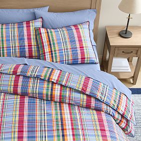 Bridgeport Plaid Duvet Cover