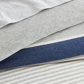 Colby Stripe Jersey Duvet Cover