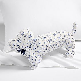 Floral Pup Pillow