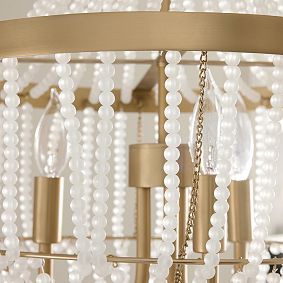 Frosted Glass Chandelier (16")