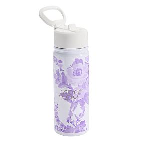 LoveShackFancy Damask Flip Straw Water Bottle