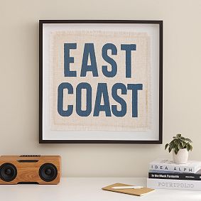 East Coast &amp; West Coast Framed Wall Art