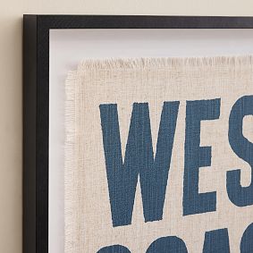 East Coast &amp; West Coast Framed Wall Art