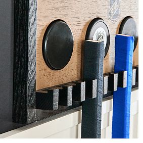 NHL&reg; Hockey Puck & Stick Wall Display (20"x12")