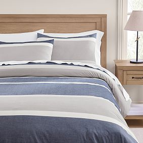 Beachstone Stripe Duvet Cover