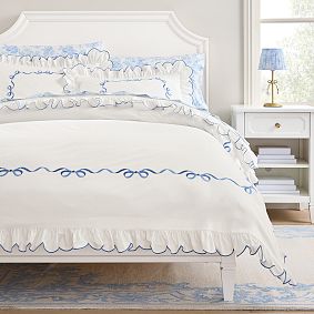 LoveShackFancy Bows Border Duvet Cover