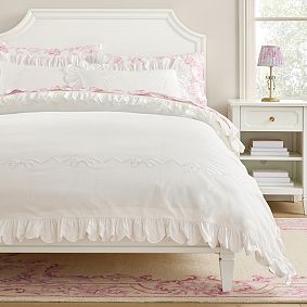 LoveShackFancy Bows Border Duvet Cover