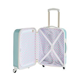 Stoney Clover Lane Glitter Hardsided Luggage, Aqua