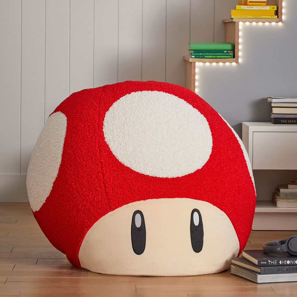 Large Super Mario™ Super Mushroom Bean Bag Chair