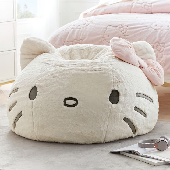 Tataway Poltroncina Hello Kitty Per Cameretta – Design Rosa E Bianco Con Personaggio Sanrio