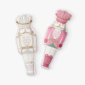 LoveShackFancy Nutcracker Shaped Pillow