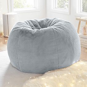 Large Faux Fur Quarry Bean Bag Chair