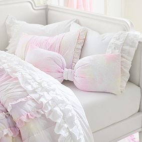 LoveShackFancy Tie-Dye Oversized Bow Pillow