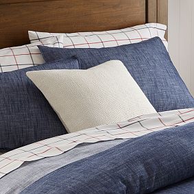 Faye Textured Linen Pillow Cover