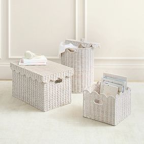 Palmer Scallop Lidded Hamper (16"x22")