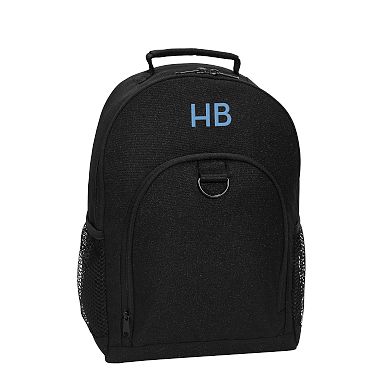 Gear-Up Black Solid Recycled Backpack