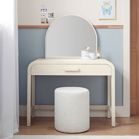 Clio Rounded Vanity Desk (40")