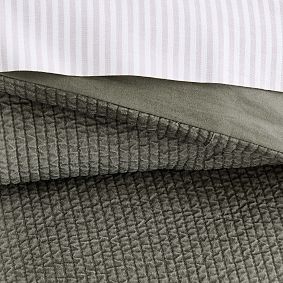 Denim Textured Standard Sham